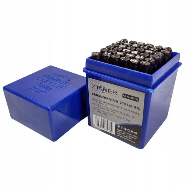 ΣΕΤ ΑΡΙΘΜΗΤΗΡΑ 36τμχ 5mm SILVER