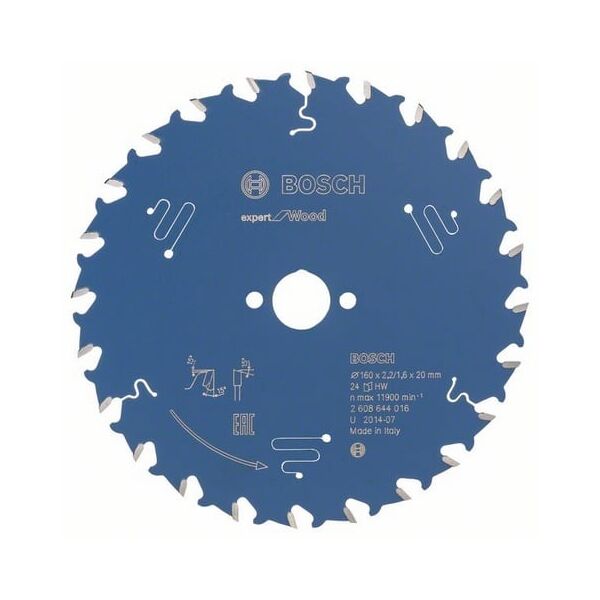Bosch Tarcza pilarska Expert for Wood 160 x 20mm 24z (2608644016)