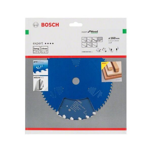 Bosch Tarcza pilarska Expert for Wood 160 x 20mm 24z (2608644016)