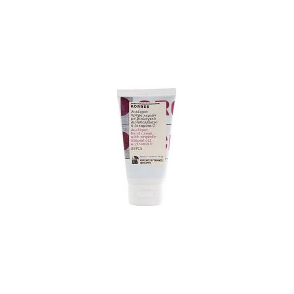 Korres Antispot Hand Cream With Organic Almond Oil Vitamin C SPF15 75ml
