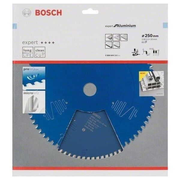 Bosch Bosch circular saw blade Expert for Aluminum,  250mm, 80Z (bore 30mm)
