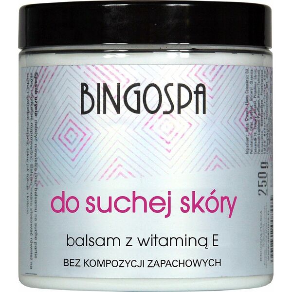 Do suchej skóry balsam z witaminą E bez kompozycji zapachowych