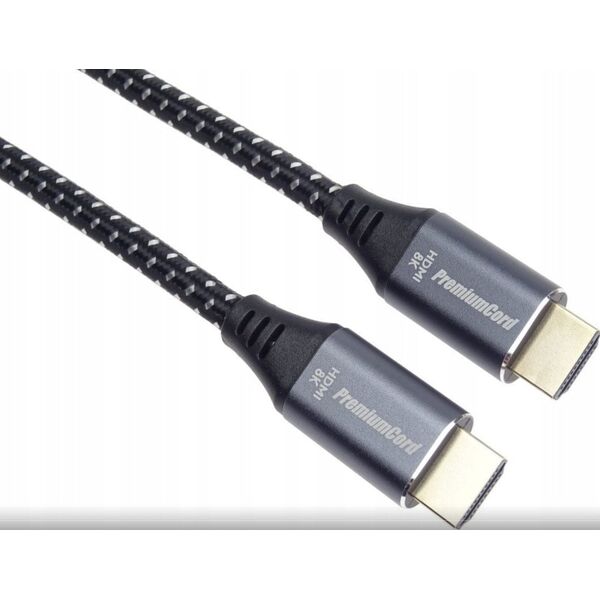 Καλώδιο PremiumCord Ultra HDMI 2.1 High Speed + Ethernet καλώδιο 8K@60Hz, επιχρυσωμένοι σύνδεσμοι, 10m