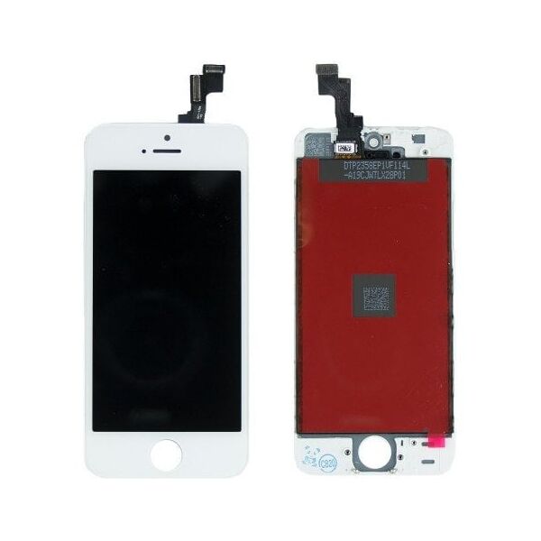 Οθόνη LCD + Οθόνη αφής Renov8 για iPhone 5s - Λευκό (Οθόνη OEM ποιότητας AAA+)