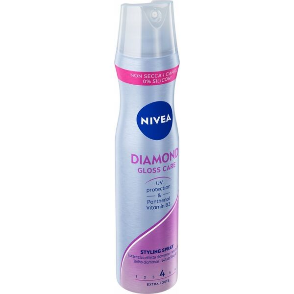 NIVEA DIAMOND GLOSS CARE Lakier do włosów - mocny i trwały 250ml