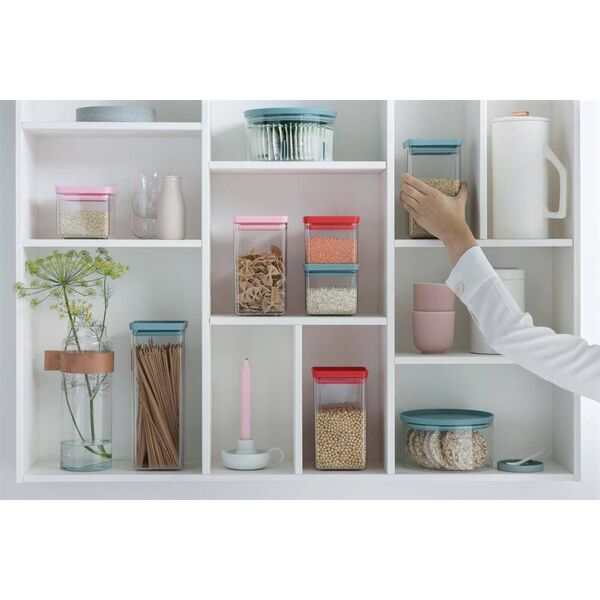 Brabantia Pojemnik kwadratowy Tasty+ 0,7l jasny szary 122446