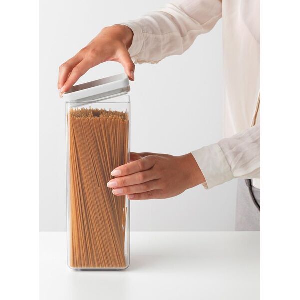 Brabantia Pojemnik kwadratowy 2,5l Tasty+ szary 122545