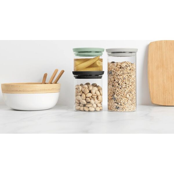 Brabantia Zestaw 3 pojemników 0,3l, 0,6l, 1,1l 100550