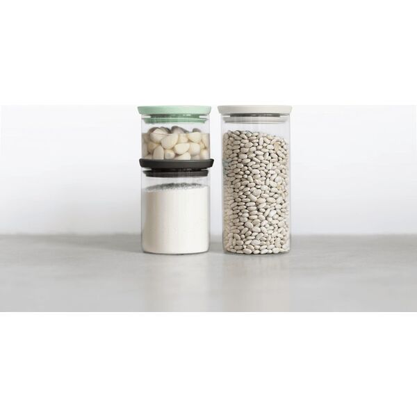 Brabantia Zestaw 3 pojemników 0,3l, 0,6l, 1,1l 100550