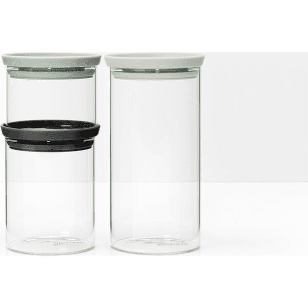 Brabantia Zestaw 3 pojemników 0,3l, 0,6l, 1,1l 100550
