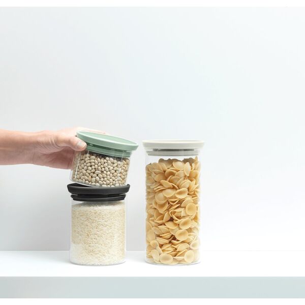 Brabantia Zestaw 3 pojemników 0,3l, 0,6l, 1,1l 100550