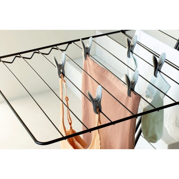 Brabantia KLAMERKI DO BIELIZNY 8 SZT. CZARNO-SZARE 149405