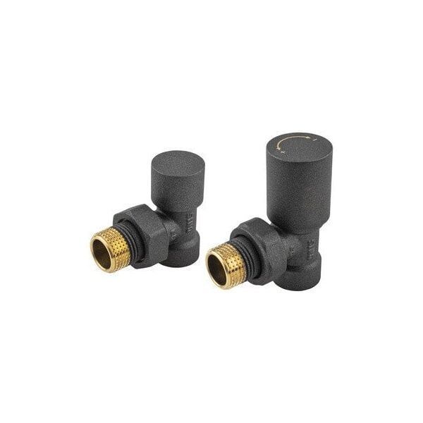 Σετ καλοριφέρ KFA Komfort PRO, γωνιακό, γραφίτης 758-130-61-BL
