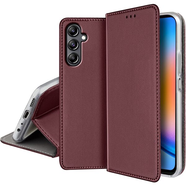 Θήκη SMART MAGNETO για το REALME 14 PRO PLUS μπορντό