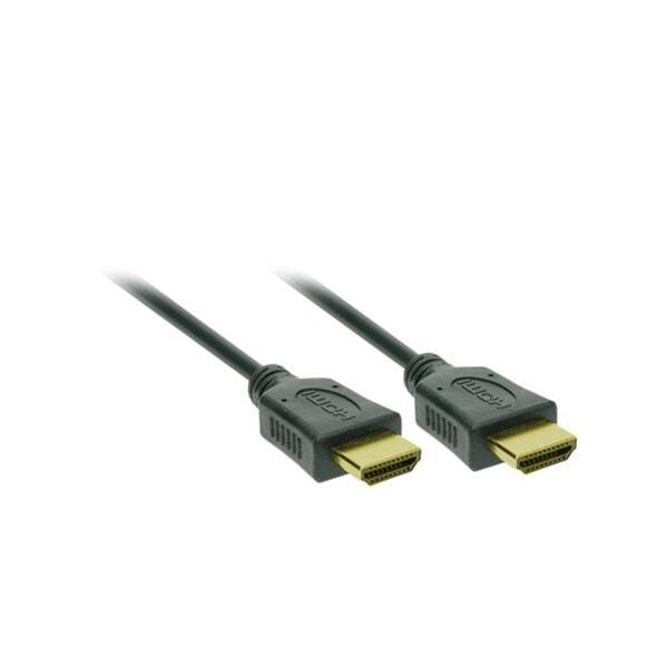 Solight HDMI καλώδιο με Ethernet, HDMI 1.4 A σύνδεσμος - HDMI 1.4 A σύνδεσμος, συσκευασία blister, 2m