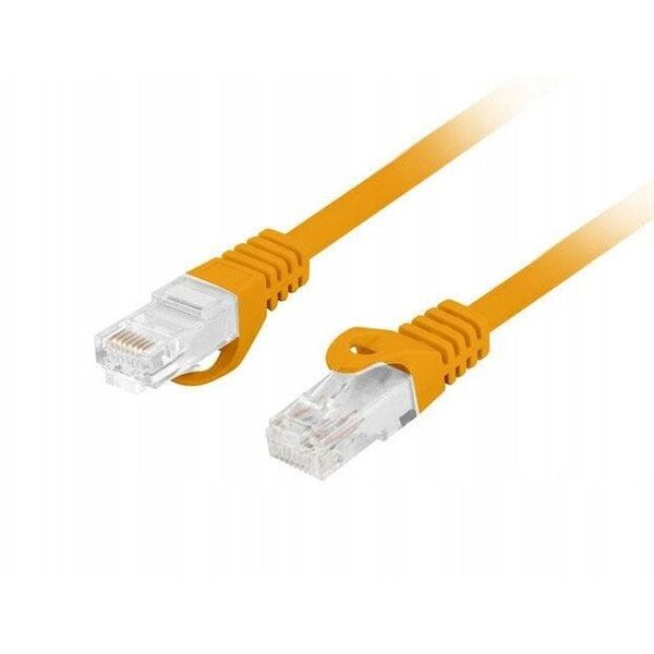 PATCHCORD ΚΑΤ.6 UTP LSZH CU 1.5M ΠΟΡΤΟΚΑΛΙ FLUKE PASSED LANBERG