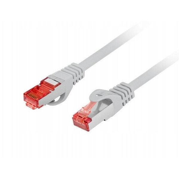 PATCHCORD ΚΑΤ.6 S/FTP LSZH CU 15M ΓΚΡΙ FLUKE PASSED LANBERG