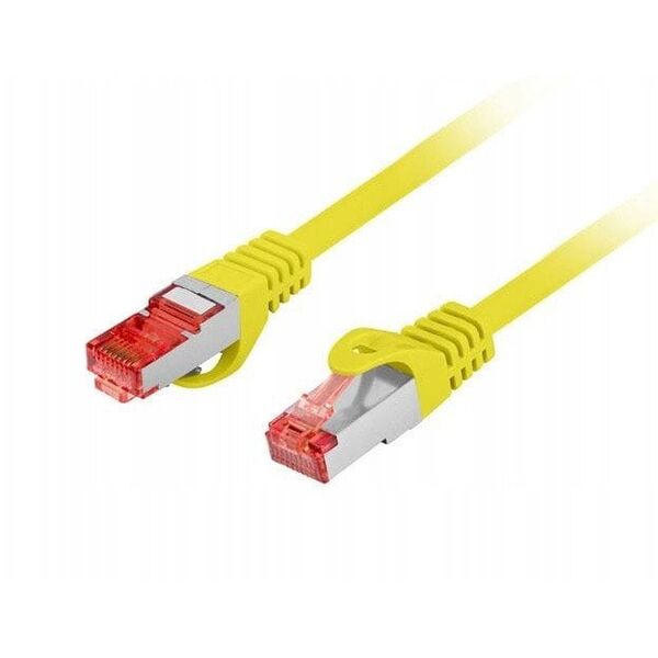 PATCHCORD ΚΑΤ.6 S/FTP LSZH CU 1M ΚΙΤΡΙΝΟ FLUKE PASSED LANBERG