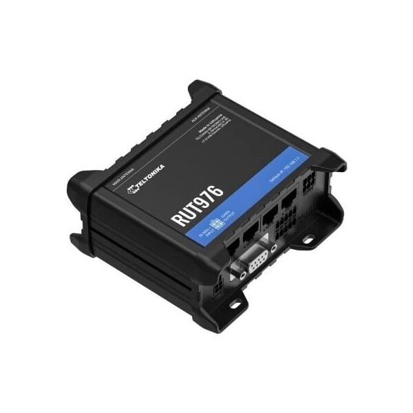 Δρομολογητής TELTONIKA NETWORKS RUT976 DUAL SIM Redcap 5G/4G/LTE RS232 RS485 I/O WiFi GNSS