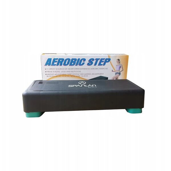 Σανίδα Βημάτων Stepper για Άσκηση Fitness Αεροβικής 3 επιπέδων SPARTAN 80 kg