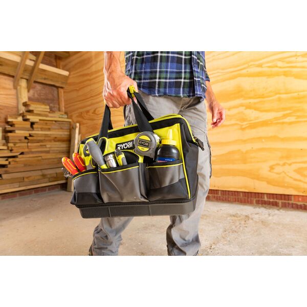 Τσάντα εργαλείων RYOBI, 38 x 29 x 21 cm, 6 τσέπες εσωτερικά