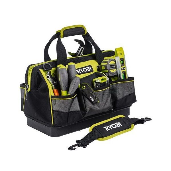 Τσάντα εργαλείων RYOBI, 38 x 29 x 21 cm, 6 τσέπες εσωτερικά