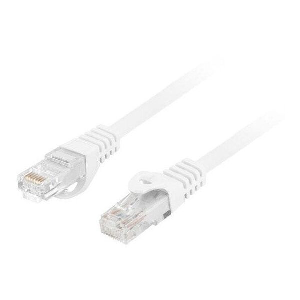 PATCHCORD ΚΑΤ.6 UTP LSZH CU 20M ΛΕΥΚΟ FLUKE PASSED LANBERG