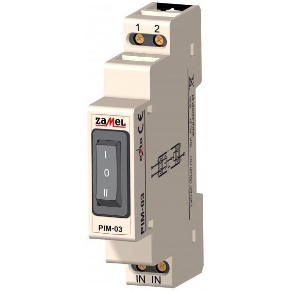 Zamel Przełącznik instalacyjny I-0-II 230V PIM-03
