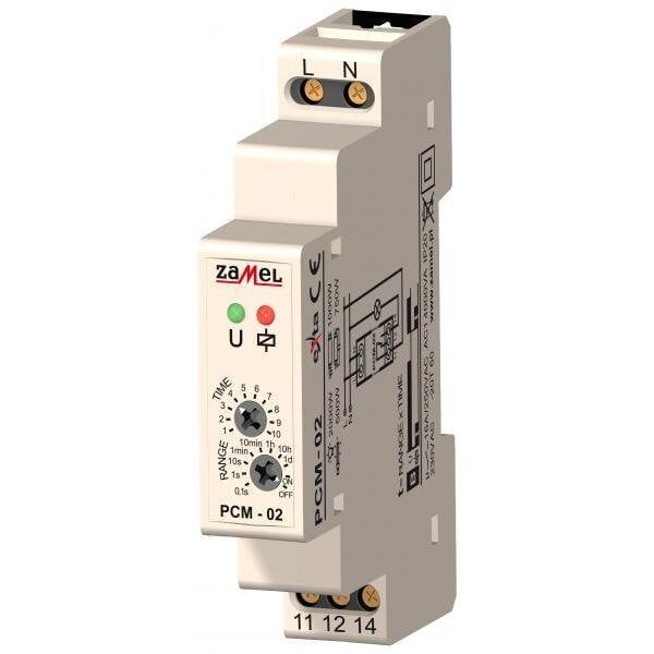 Zamel Przekaźnik czasowy 16A 1NO/NC 230V AC PCM-02