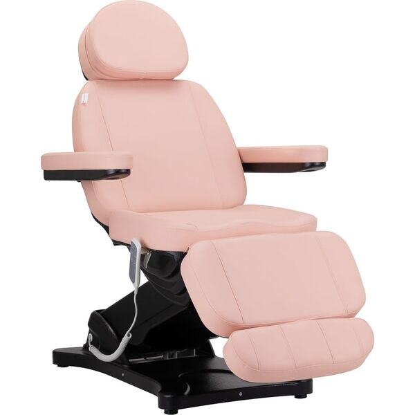 Activeshop Elektryczny fotel kosmetyczny SILLON CLASSIC 3 silniki różowo czarny