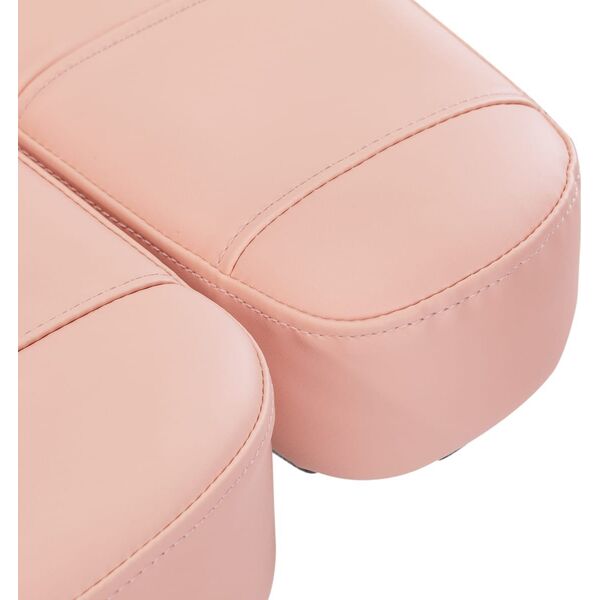 Activeshop Elektryczny fotel kosmetyczny SILLON CLASSIC 3 silniki różowo czarny