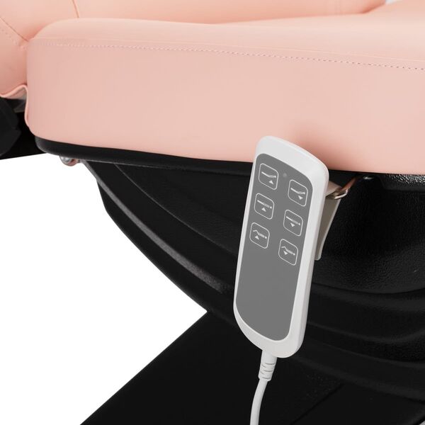 Activeshop Elektryczny fotel kosmetyczny SILLON CLASSIC 3 silniki różowo czarny