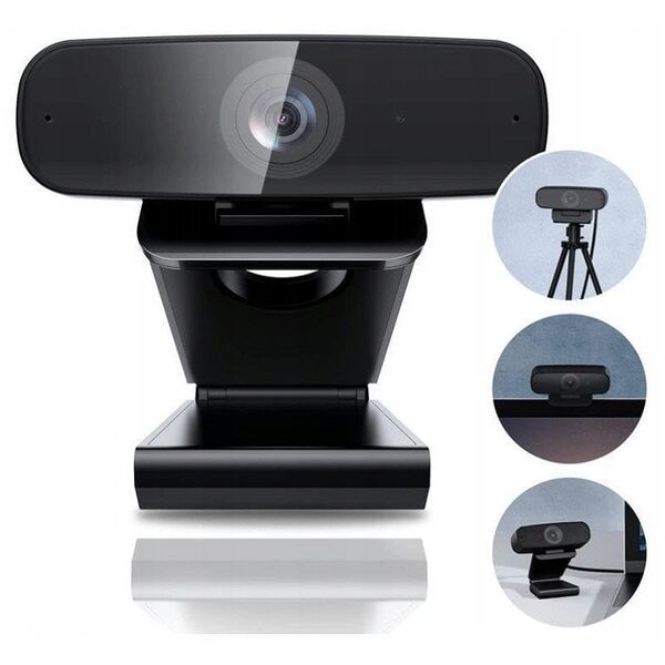 BC Master BC-W1 Full HD Webcam with 1/2,7"-CMOS Sensor black
