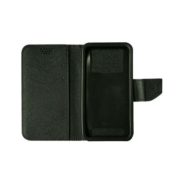 TelForceOne Pokrowiec Smart Universal Fancy Silicon 5.5" 87x159 czarny (GSM031114)