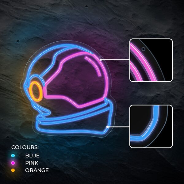 Neon PLEXI LED ASTRONAUTA multikolor FPNE22 Forever Light