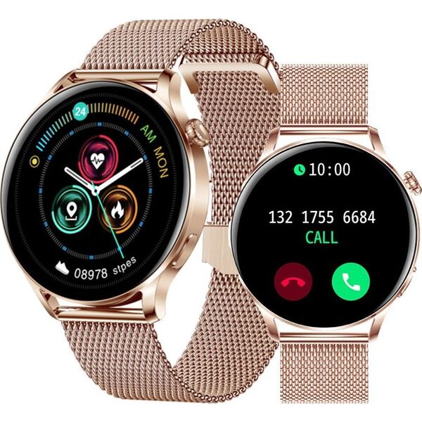 Smartwatch Rubicon RNCE81 Różowe złoto  (RNCE81)