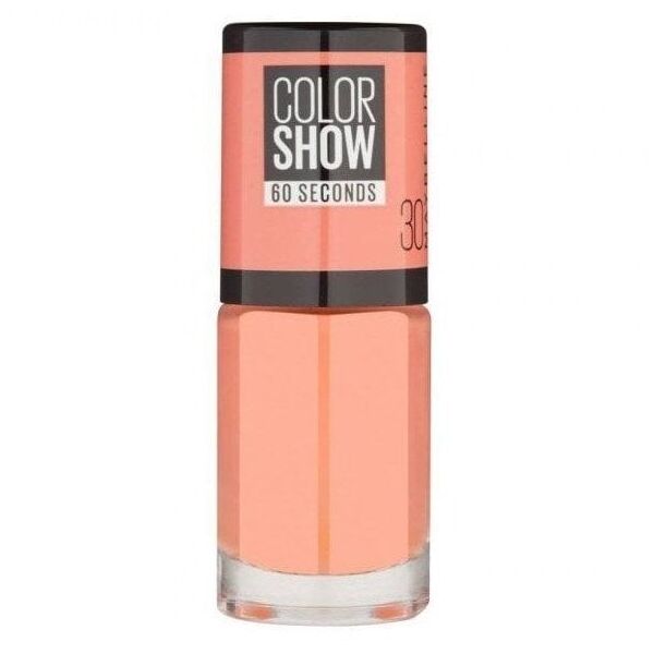 Maybelline  Maybelline, Color Show 60 Seconds, Nail Polish, Nr. 130, Fire Island, 7 ml For Women