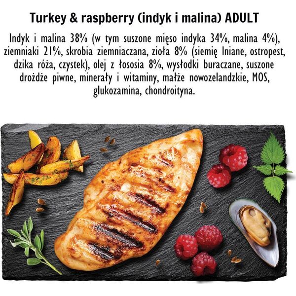 Paka Zwierzaka Paka Zwierzaka - Seventh heaven - Indyk z maliną (turkey & raspberry) 9kg