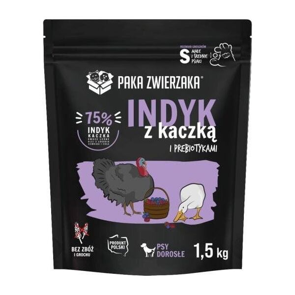 Paka Zwierzaka Paka Zwierzaka - Seventh heaven - Indyk z kaczką MINI (Turkey & Duck) 1,5kg