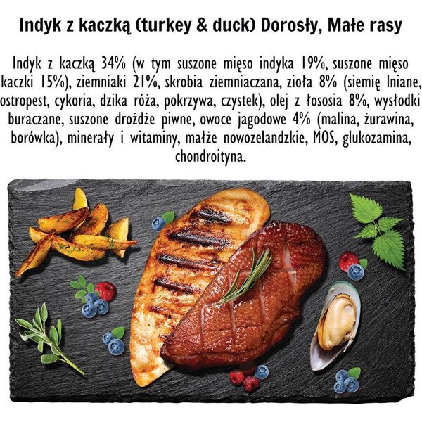Paka Zwierzaka Paka Zwierzaka - Seventh heaven - Indyk z kaczką MINI (Turkey & Duck) 1,5kg