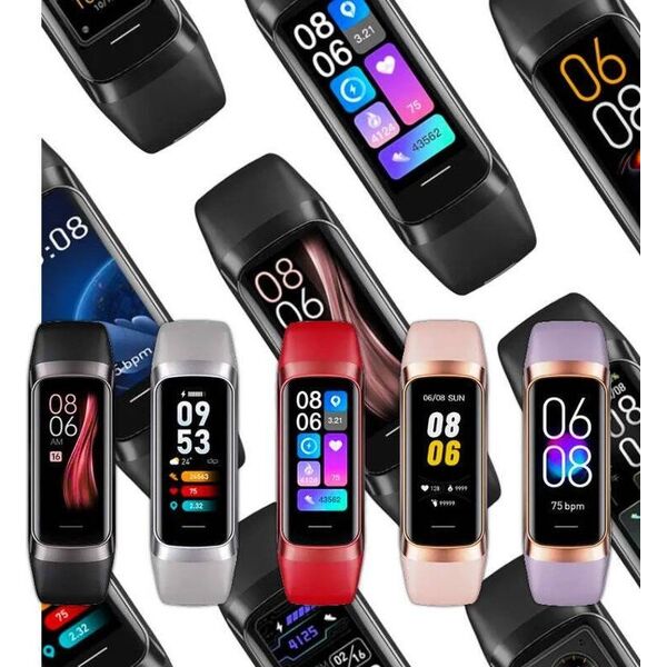 Smartband Rubicon SmartWatch Rubicon RNCF05 srebrny