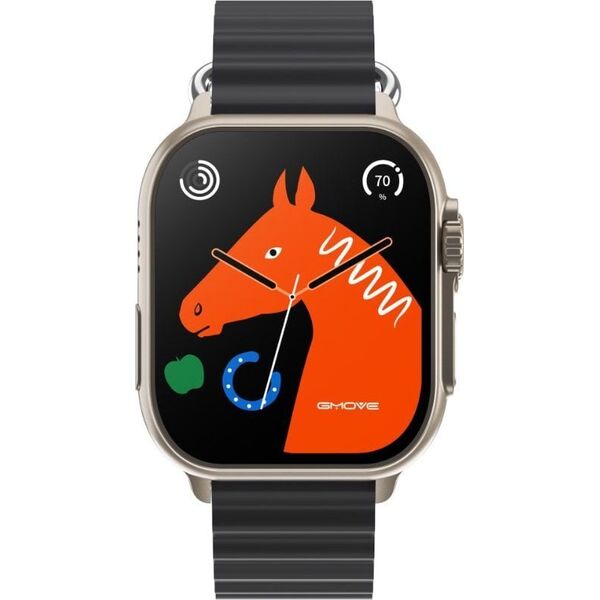 Smartwatch Rubicon RNCF17 Czarny  (RNCF17)