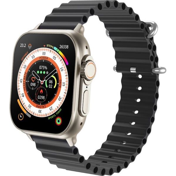 Smartwatch Rubicon RNCF17 Czarny  (RNCF17)