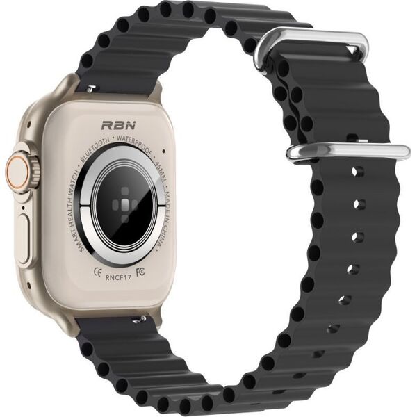 Smartwatch Rubicon RNCF17 Czarny  (RNCF17)