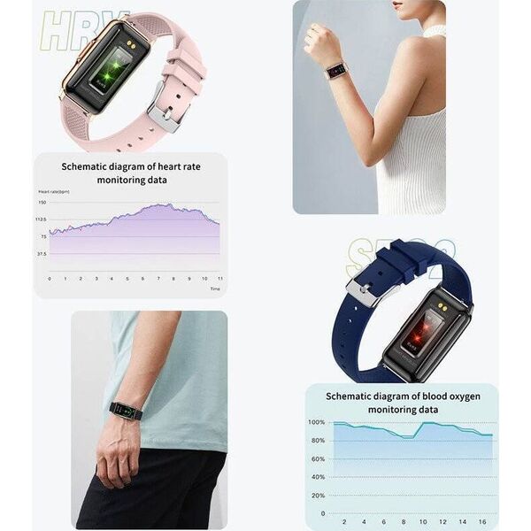 Smartwatch Rubicon RNCF04 Czarny