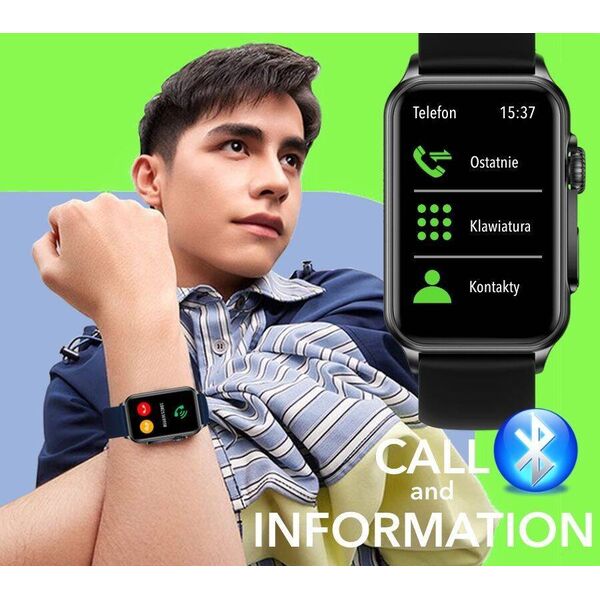 Smartwatch Rubicon RNCF06 Czarny