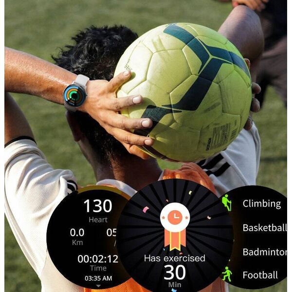 Smartwatch Rubicon RNCF10 Szary