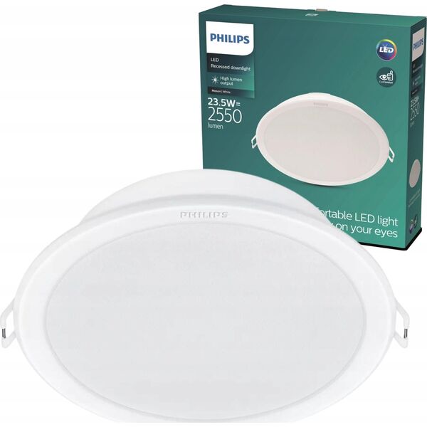 Lampa sufitowa Philips 59471 MESON 200 23.5W 30K WH RECESSED