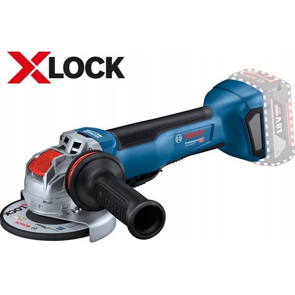 Szlifierka Bosch Bosch X-LOCK cordless angle grinder GWX 18V-10 P Professional solo, 18Volt (blue/black, without battery and charger)