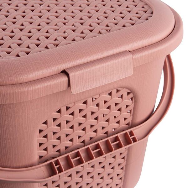 Picnic basket Inka 35x46x28 5cm 28L red 4052396091441